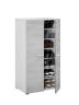 1 PZ Di KIT SCARPIERA 2 ANTE + 6 RIPIANI 55X36X103 BIANCO 