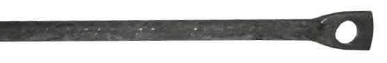 25,0 PZ Di FERRO CREMONESE TONDO C/FORO D 6 MM H 150 CM