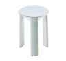 1,0 PZ Di GEDY 2072 SGABELLO TRIO BIANCO