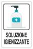 10,0 PZ Di TARGA ADES.  20X30 SOLUZIONE IGIENIZZANTE