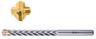 1,0 PZ Di PUNTA PER MURO 4 TAGLIENTI D  9X120 MM