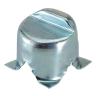 1,0 PZ Di ARRESTO PER CANCELLO A CEMENT ACC ZIN 103X103 MM