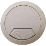 20,0 PZ Di BOCCHETTA PASSACAVI D 60 MM PLASTICA GRIGIO
