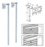 50,0 PZ Di SICURA PER TAPPARELLA LEGNO METALLO 58X500 MM*