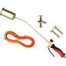 1,0 PZ Di KIT CANNELLO BRUCIATORE D 60MMX75CM TUBO E REGOL