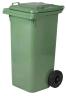 1,0 PZ Di PATTUMIERA 120 L CON RUOTE VERDE MP