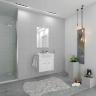 1,0 PZ Di MOBILE BAGNO EMMA 58 SOSP. CON SPECCHIO BIANCO