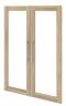 1,0 PZ Di KIT COPPIA ANTE VETRO PRIMA 84XH106 CM 80432AK