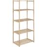 1,0 PZ Di SCAFFALE IN PINO 5 RIPIANI 65X40XH171 CM
