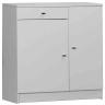 1,0 PZ Di MOBILE 2 ANTE +1 CASSETTO 77X34X80 BIANCO LACC. 34