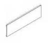 1 PZ Di ZAF PANNELLO LISCIO CM. 29X100 GRIGIO